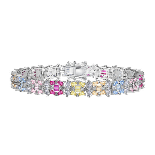 [⭐Lucky Jewelry]Delicate Colorful Multi Cut Party Bracelet
