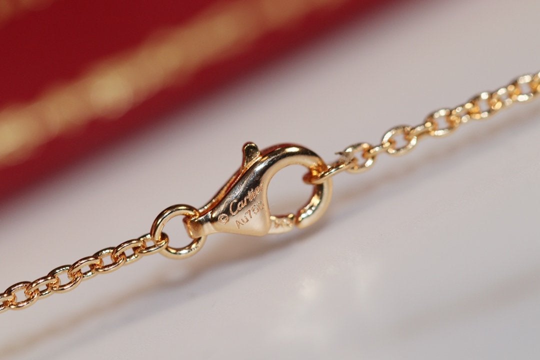 [⭐Veyra]LOVE NECKLACE PINK GOLD AND SILVER