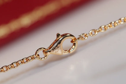 [⭐Veyra]LOVE NECKLACE PINK GOLD AND SILVER