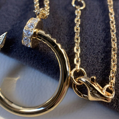 [⭐Veyra]JUSTE NECKLACE PINK GOLD