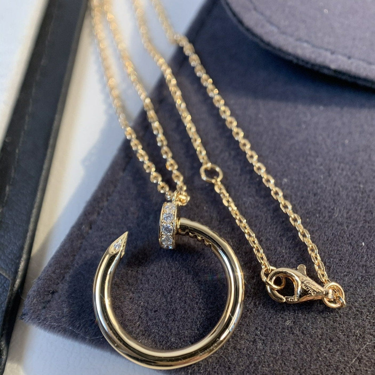 [⭐Veyra]JUSTE NECKLACE PINK GOLD