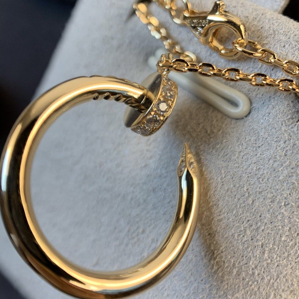 [⭐Veyra]JUSTE NECKLACE PINK GOLD