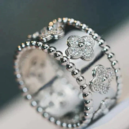 [⭐Veyra]CLOVER KALEIDOSCOPE RING 10MM