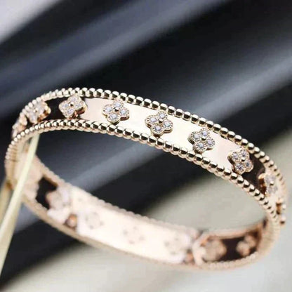 [⭐Veyra]CLOVER BRACELET 8MM DIAMONDS