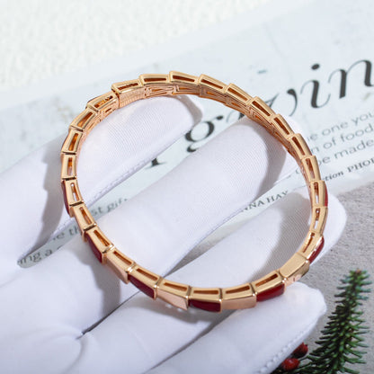 [⭐Veyra]SERPENTI BRACELET PINK GOLD RUBELLITE