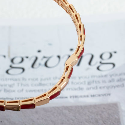 [⭐Veyra]SERPENTI BRACELET PINK GOLD RUBELLITE