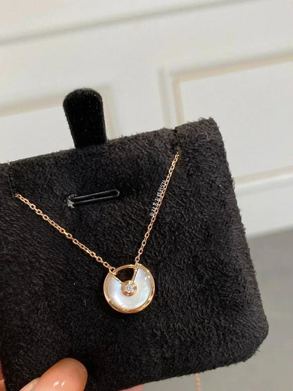 [⭐Veyra]AMULETTE ROSE GOLD MOP NECKLACE