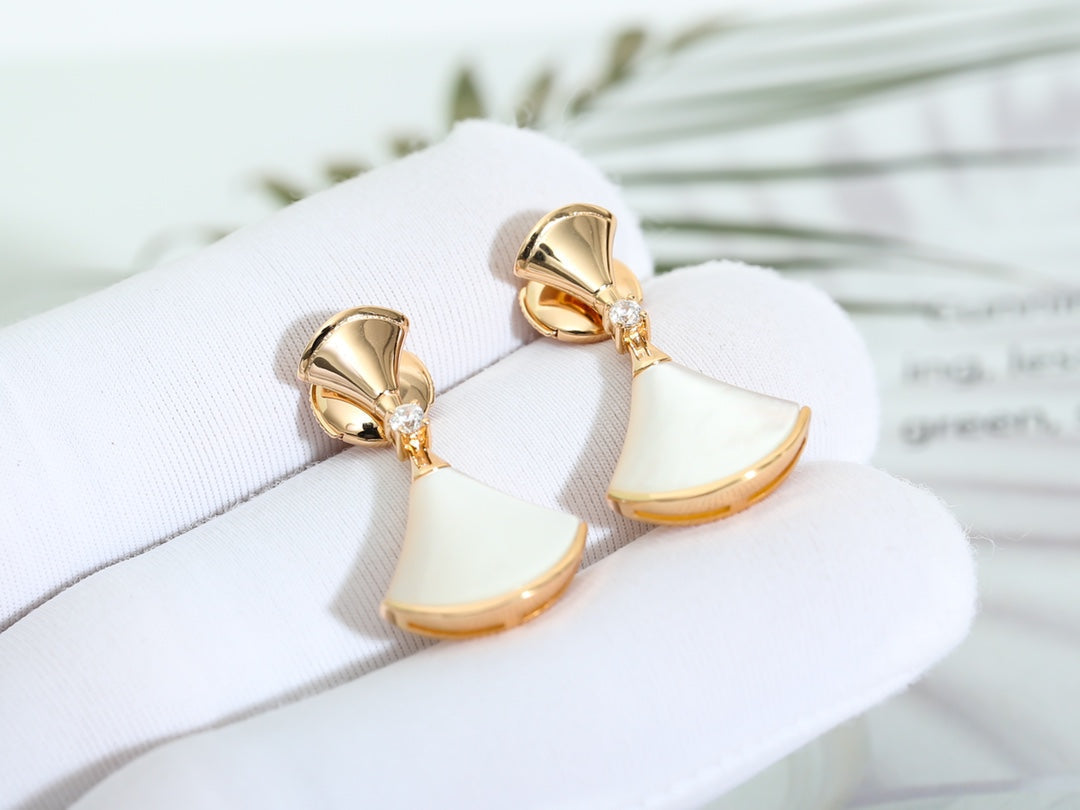[⭐Veyra]DREAM MOP PINK GOLD EARRINGS