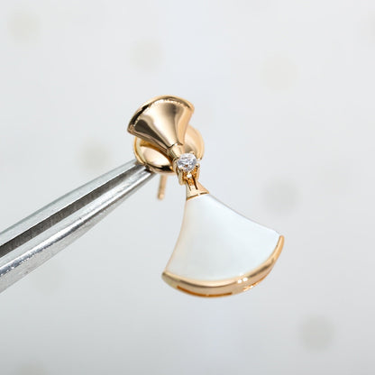 [⭐Veyra]DREAM MOP PINK GOLD EARRINGS