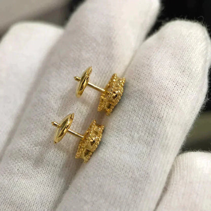 [⭐Veyra]CLOVER MINI 9.5MM MALACHITE  EARRINGS