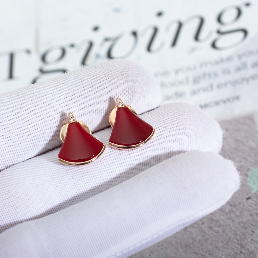 [⭐Veyra]DIVAS DREAM EARRINGS PINK GOLD