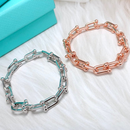 [⭐Veyra Jewels]HARDWEAR BRACELET PINK GOLD AND SILVER