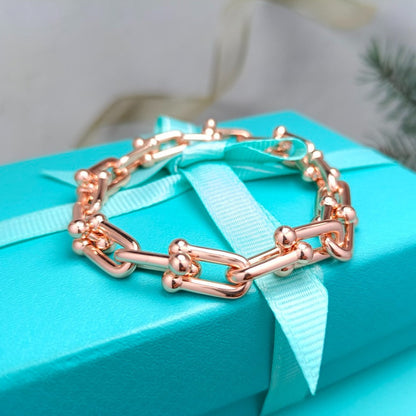 [⭐Veyra Jewels]HARDWEAR BRACELET PINK GOLD AND SILVER