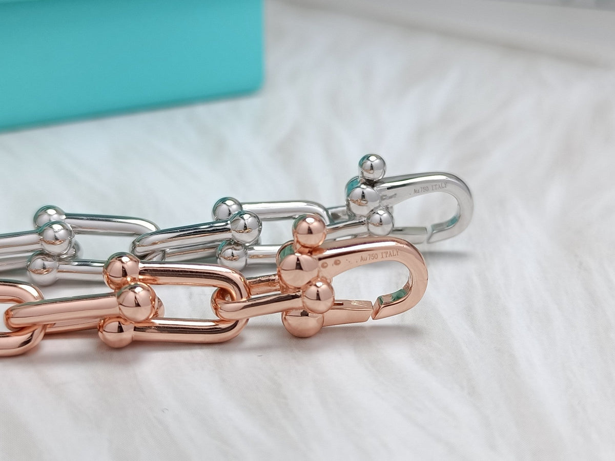 [⭐Veyra Jewels]HARDWEAR BRACELET PINK GOLD AND SILVER