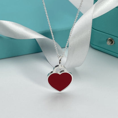 [⭐Veyra Jewels]HEART PEDANT SILVER NECKLACE