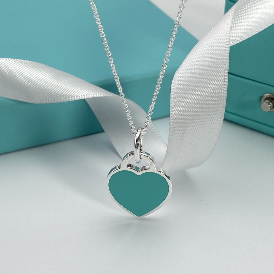 [⭐Veyra Jewels]HEART PEDANT SILVER NECKLACE