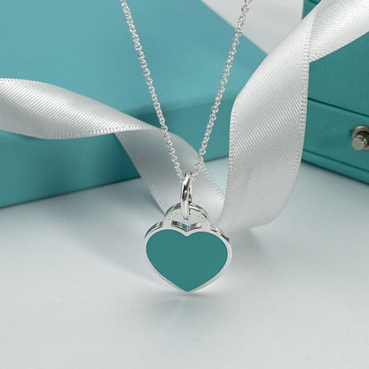 [⭐Veyra Jewels]HEART PEDANT SILVER NECKLACE