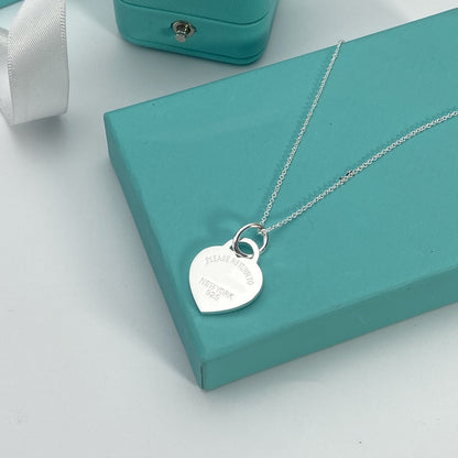 [⭐Veyra Jewels]HEART PEDANT SILVER NECKLACE