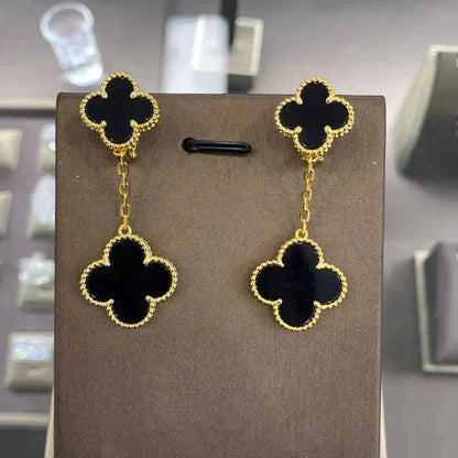[⭐Veyra]CLOVER 2 MOTIFS  EARRINGS (MULTIPLE CHOICESC