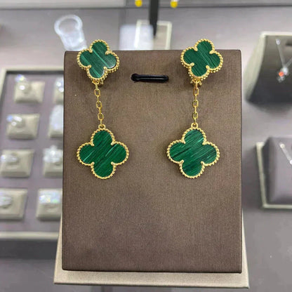 [⭐Veyra]CLOVER 2 MOTIFS  EARRINGS (MULTIPLE CHOICESC