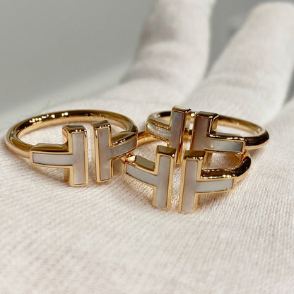 [⭐Veyra Jewels] WIRE MOP RING PINK GOLD