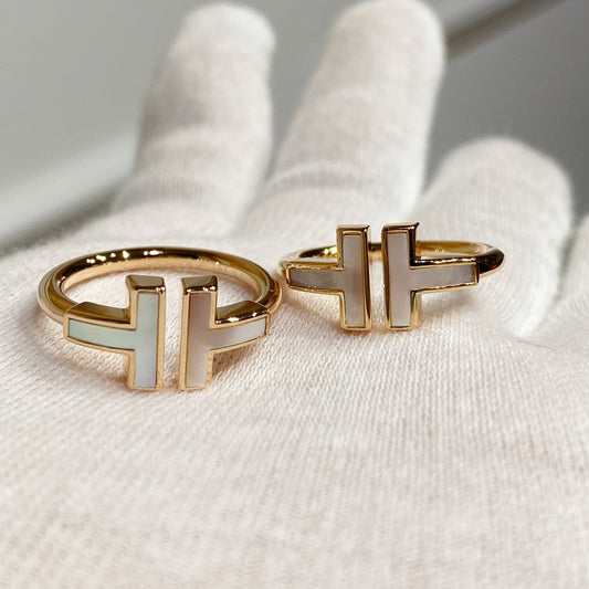 [⭐Veyra Jewels] WIRE MOP RING PINK GOLD