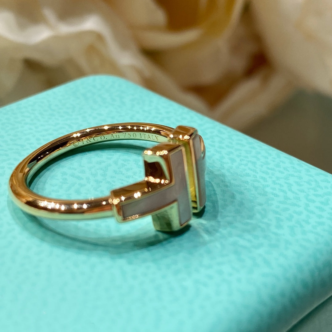 [⭐Veyra Jewels] WIRE MOP RING PINK GOLD