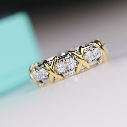 [⭐Veyra Jewels]SIXTEEN STONE RING GOLD