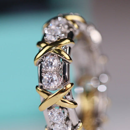 [⭐Veyra Jewels]SIXTEEN STONE RING GOLD
