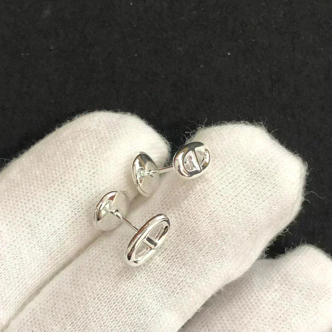 [⭐Veyra]CHAINE SMALL EARRINGS GOLD AND SILVER