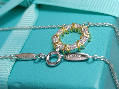 [⭐Veyra Jewels]SIXTEEN STONE NECKLACE GOLD