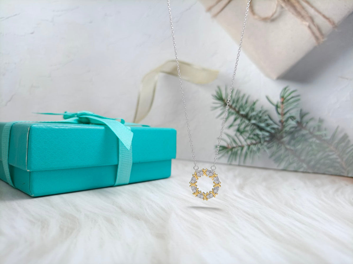 [⭐Veyra Jewels]SIXTEEN STONE NECKLACE GOLD