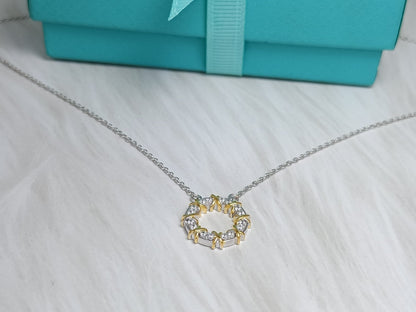[⭐Veyra Jewels]SIXTEEN STONE NECKLACE GOLD