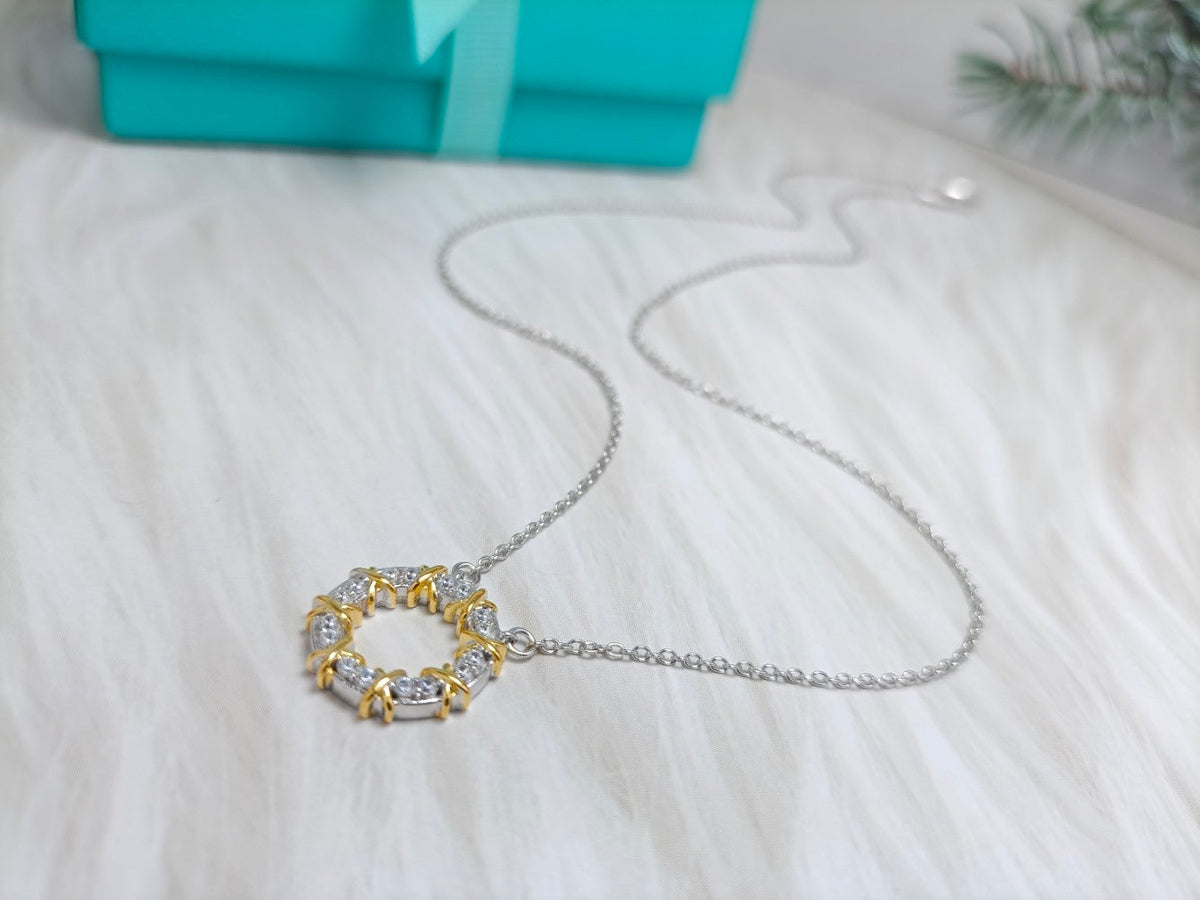 [⭐Veyra Jewels]SIXTEEN STONE NECKLACE GOLD