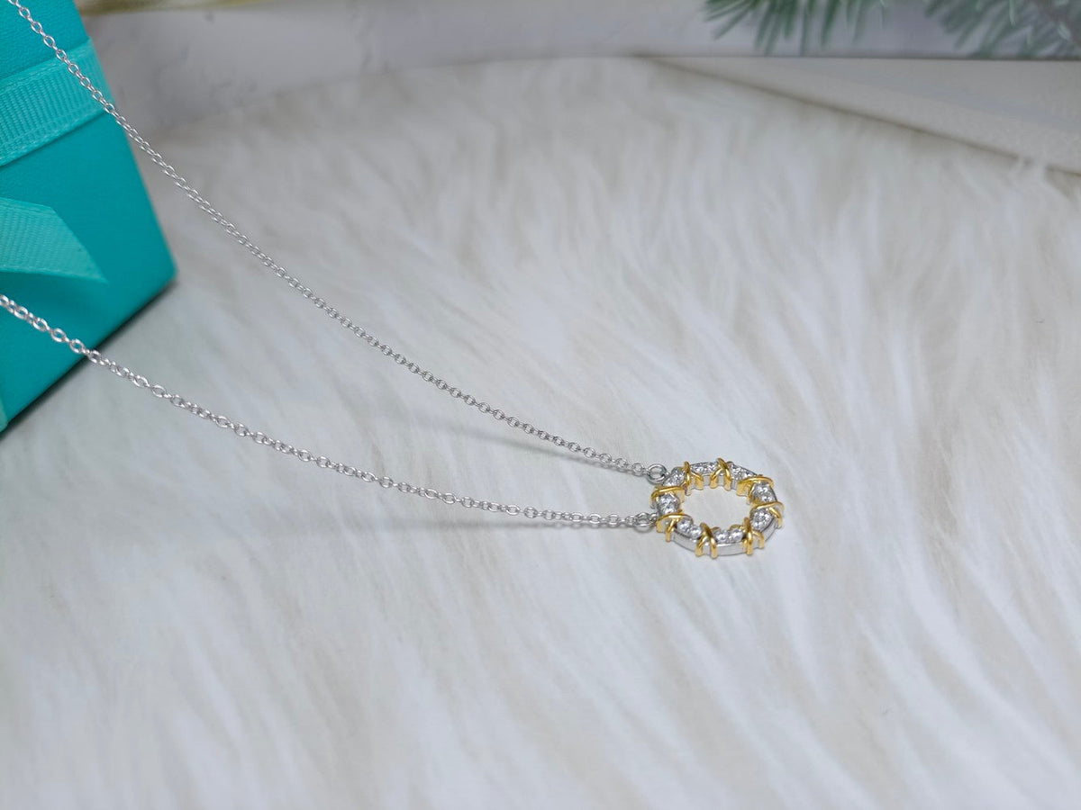 [⭐Veyra Jewels]SIXTEEN STONE NECKLACE GOLD