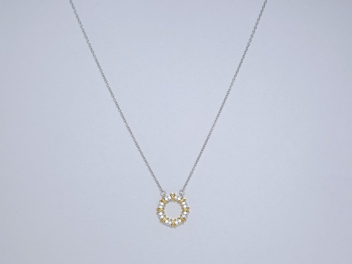 [⭐Veyra Jewels]SIXTEEN STONE NECKLACE GOLD