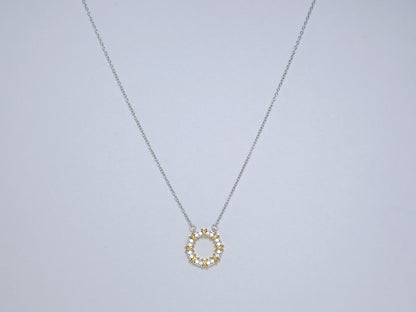 [⭐Veyra Jewels]SIXTEEN STONE NECKLACE GOLD
