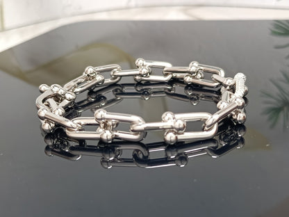 [⭐Veyra Jewels]HARDWEAR BRACELET PINK GOLD AND SILVER DIAMOND