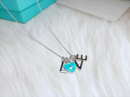 [⭐Veyra Jewels]LOVE TEXT PEDANT NECKLACE