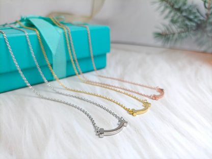 [⭐Veyra Jewels]MINI SMILE PEDANT NECKLACE