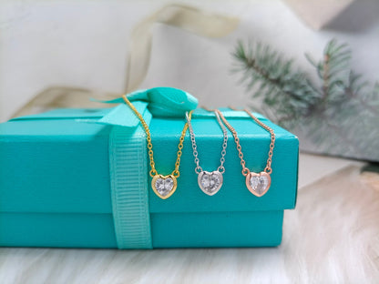 [⭐Veyra Jewels]HEART BIG DIAMOND NECKLACE