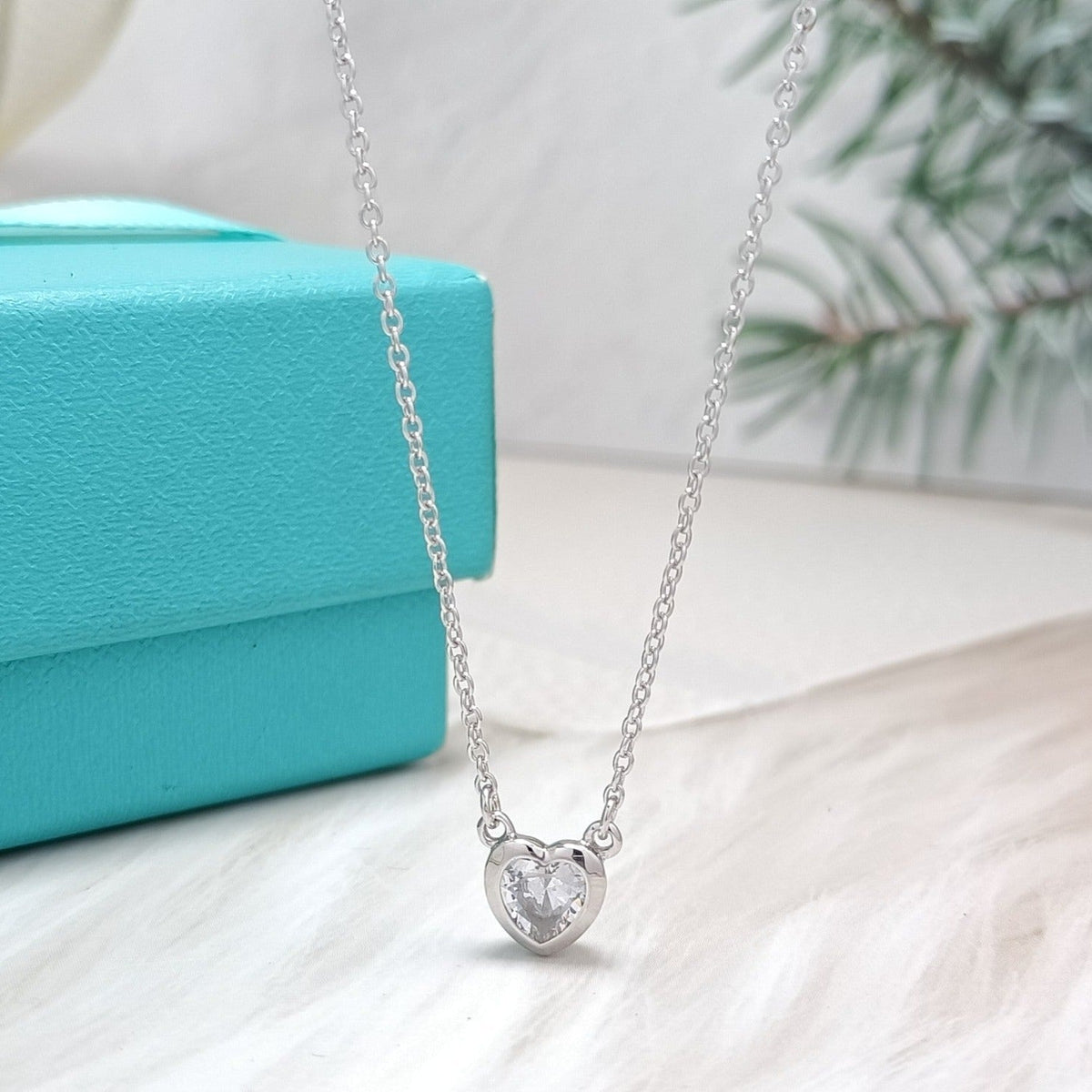 [⭐Veyra Jewels]HEART BIG DIAMOND NECKLACE
