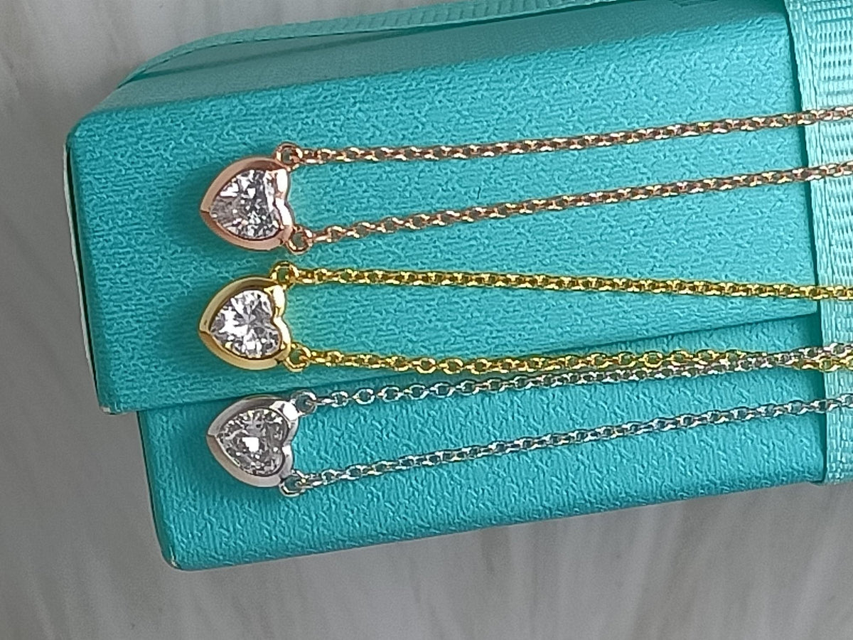 [⭐Veyra Jewels]HEART BIG DIAMOND NECKLACE