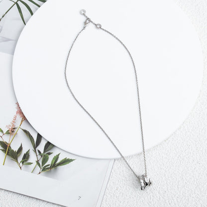 [⭐Veyra]SERPENTI SILVER NECKLACE DIAMOND