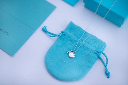 [⭐Veyra Jewels]KEY AND HEART SILVER NECKLACE