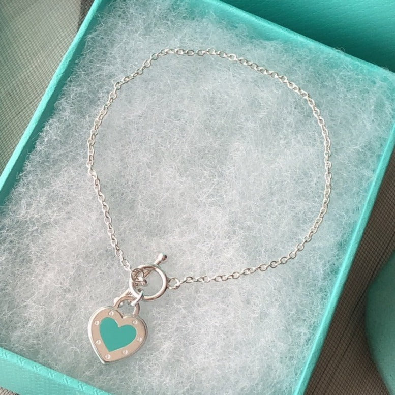 [⭐Veyra Jewels]LOVE HEART BLUE BRACELET