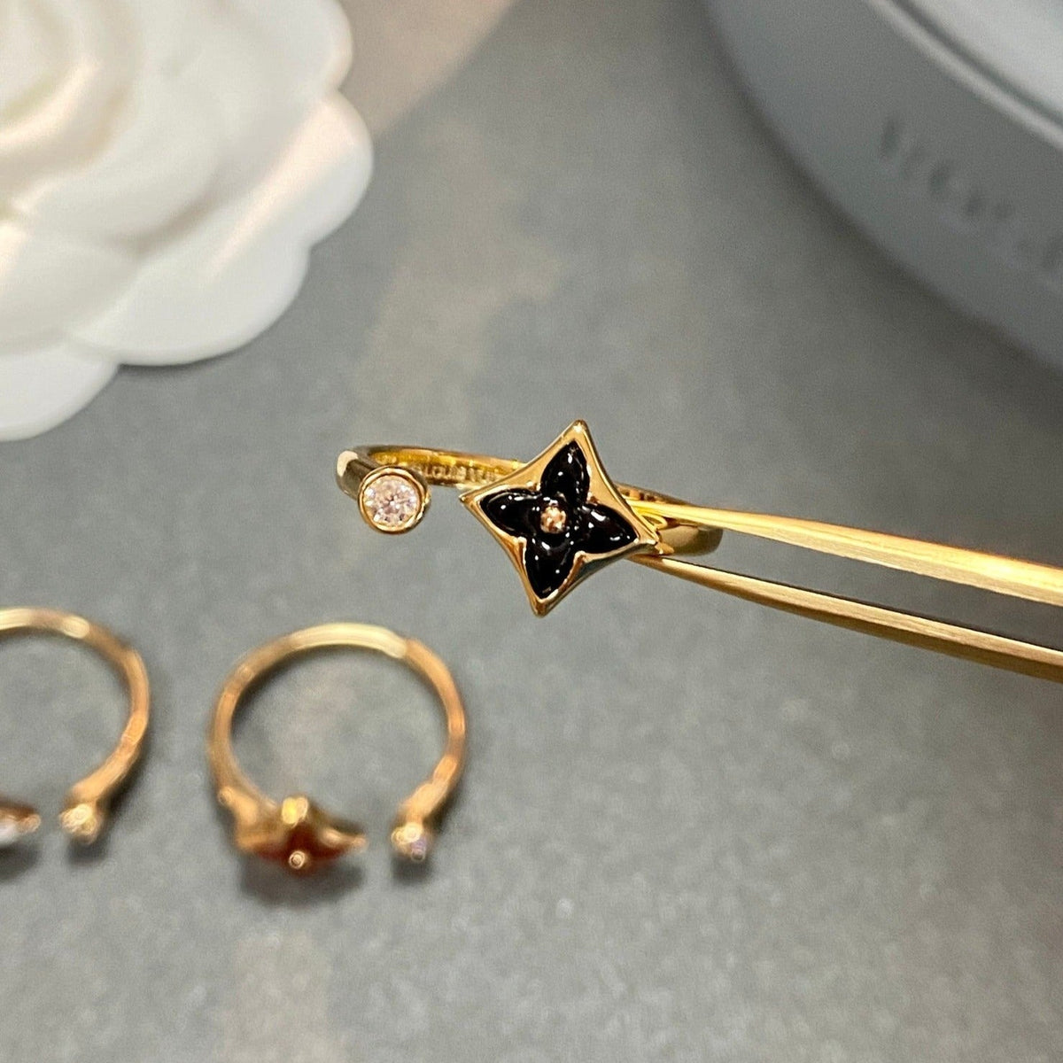 [⭐Veyra]STAR 1 DIAMOND OPEN RING