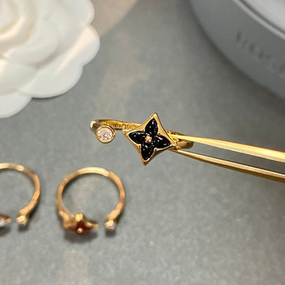 [⭐Veyra]STAR 1 DIAMOND OPEN RING