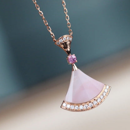 [⭐Veyra]DREAM NECKLACE PINK MOP DIAMOND