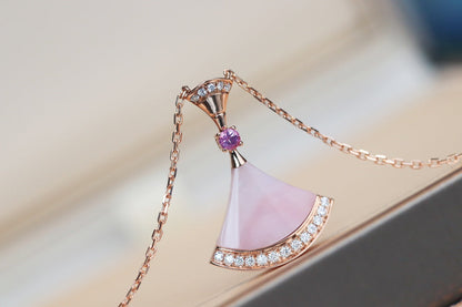 [⭐Veyra]DREAM NECKLACE PINK MOP DIAMOND
